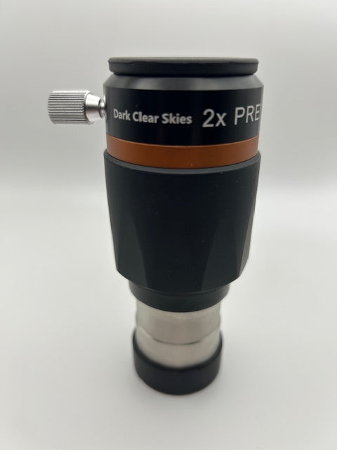 2x premium telescope barlow lens for visual astronomy
