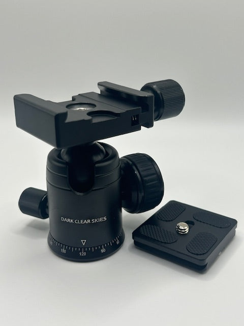 Compact Ball Head with Quick-Release Plate | Dark Clear Skies