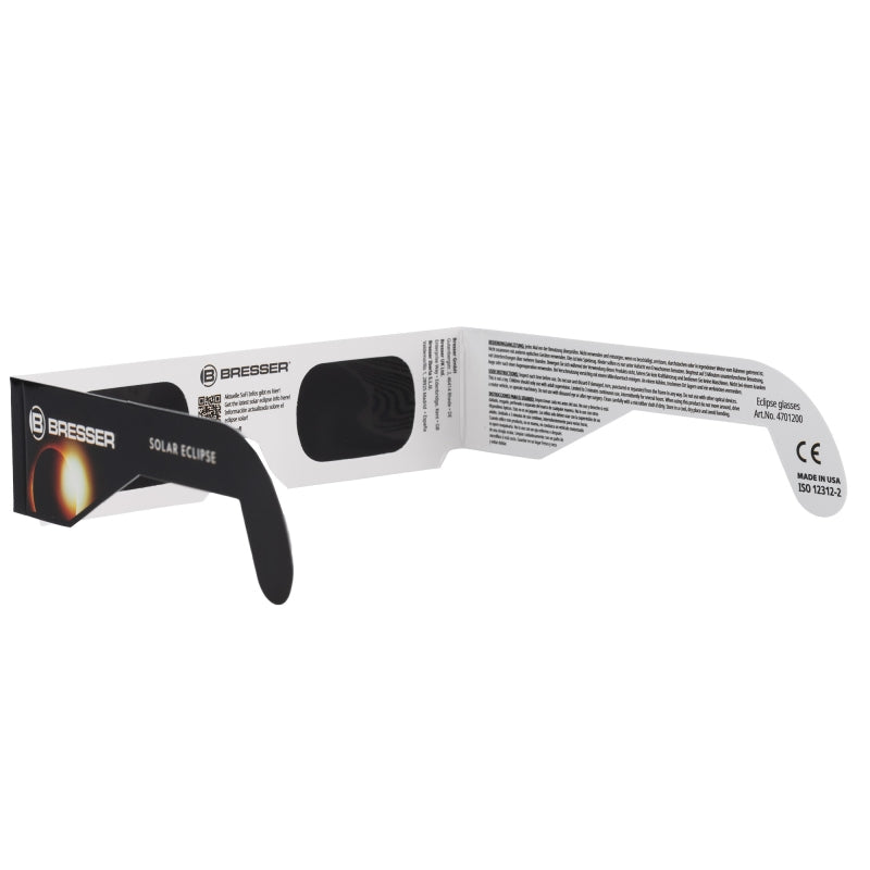 BRESSER Solar Eclipse Glasses  – Safe Solar Viewing