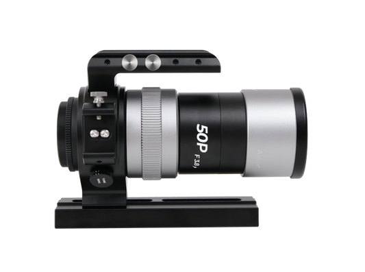 Askar 50P with a black and silver design on a white background