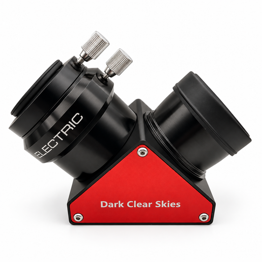 DCS 2 inch dielectric mirror diagonal with red side plate, eyepiece adapter and dust caps