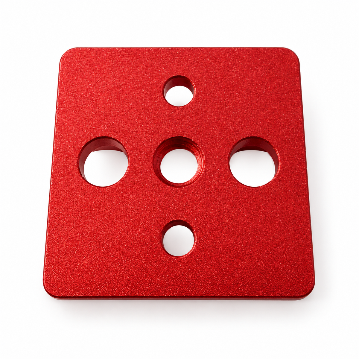 AIR-DOCK removable mounting plate showing its five mounting holes