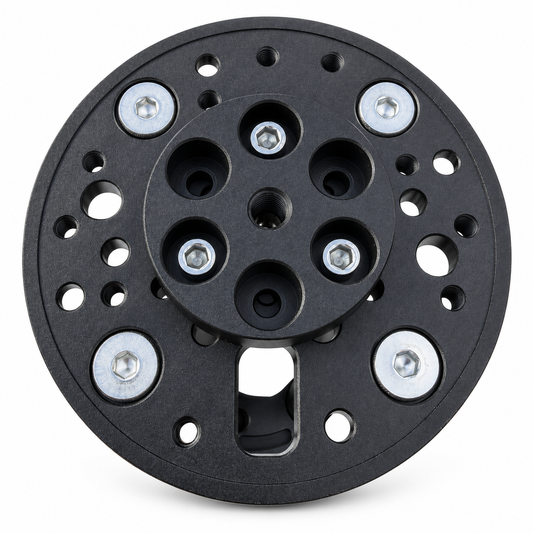ASCENT 200 EQ3 pier extension upper mounting plate and EQ3 adapter detail