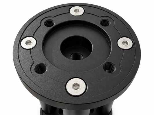 ASCENT 200 EQ6 recessed fitting and four main fixing bolts