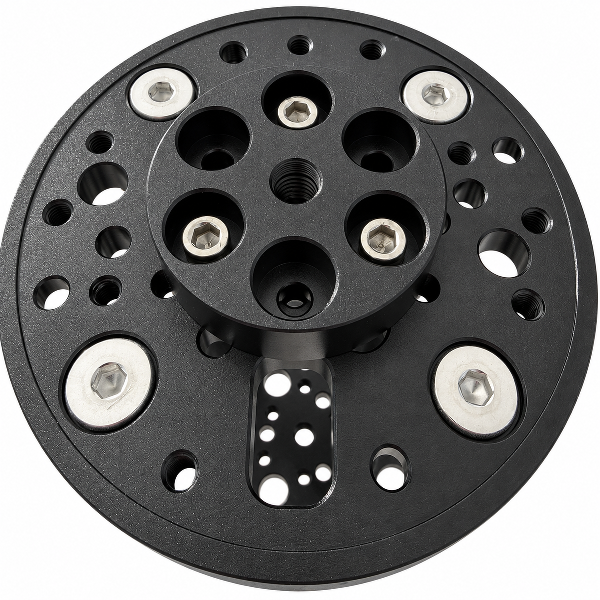 ASCENT 200 standard pier extension raised circular adapter and upper mounting plate