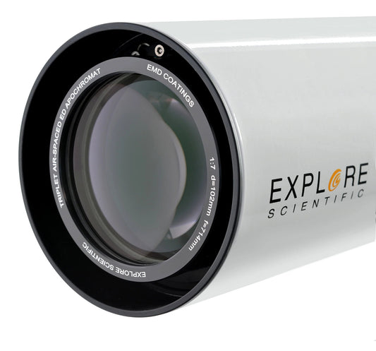 Explore Scientific ED102-FCD100 Series Air-Spaced Triplet Refractor