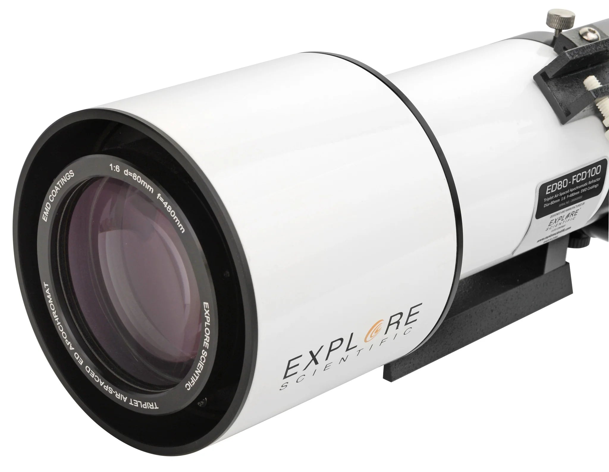 Explore Scientific ED80-FCD100 Series Air-Spaced Triplet Refractor