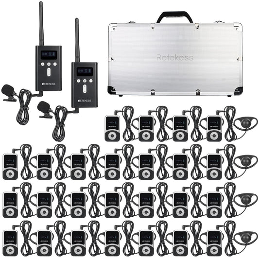Retekess T130S T131S Tour Audio System for Tourism with Charging Case