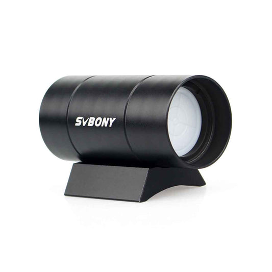 Black SVBONY Solar Finder Scope on a white background