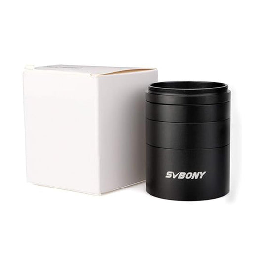 Black SvBONY container with a white box on a white background