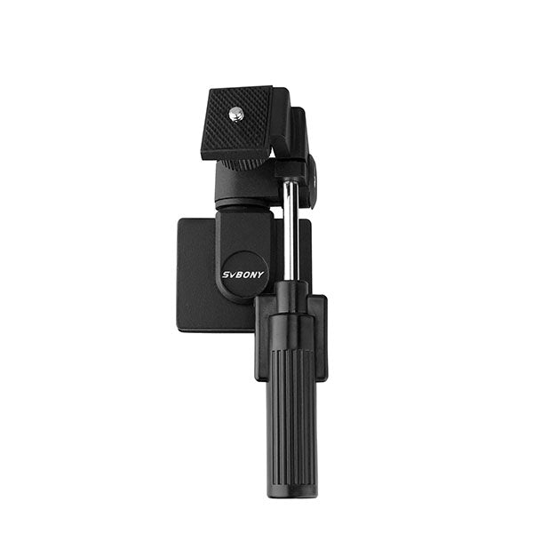 Black SYBONY camera mount on a white background