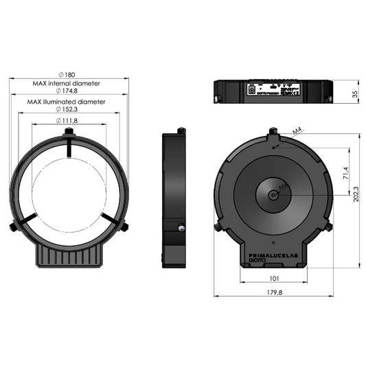 PrimaLuceLab GIOTTO 150 Flat Field Generator for Astrophotography