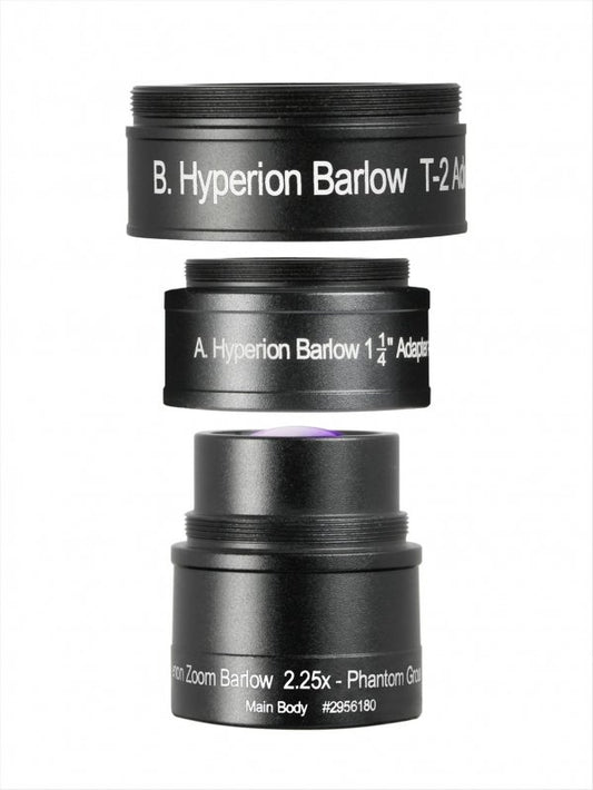 Baader Hyperion Zoom 2.25x Barlow Lens – Dark Clear Skies UK