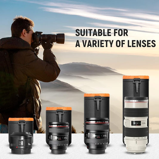 NEEWER Camera Lens Pouches – Dark Clear Skies UK