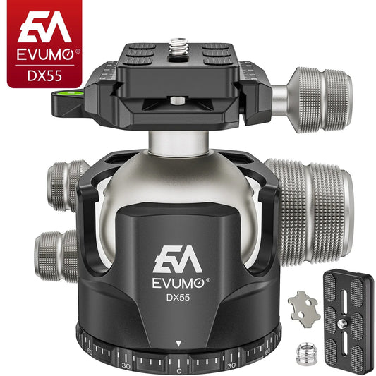 EVUMO DX55 Professional Ballhead – Dark Clear Skies UK