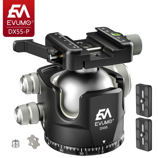 EVUMO DX55-P Professional Ballhead – Dark Clear Skies UK