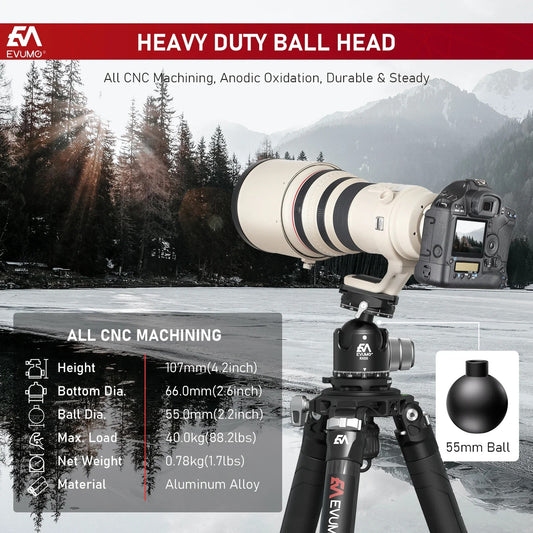 Evumo RX55 Ballhead – Dark Clear Skies UK