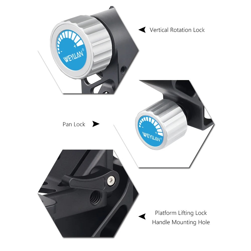 Weyllan PH7 Gimbal Head – Dark Clear Skies UK
