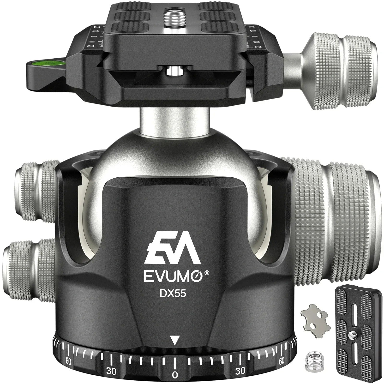 EVUMO DX55 Professional Ballhead – Dark Clear Skies UK