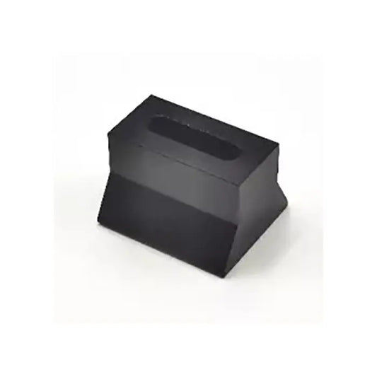 Black rectangular dovetail finder shoe base  on a white background