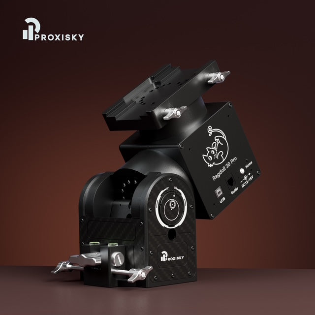 Proxisky robotic equatorial telescope mount for astrophotography and precision tracking