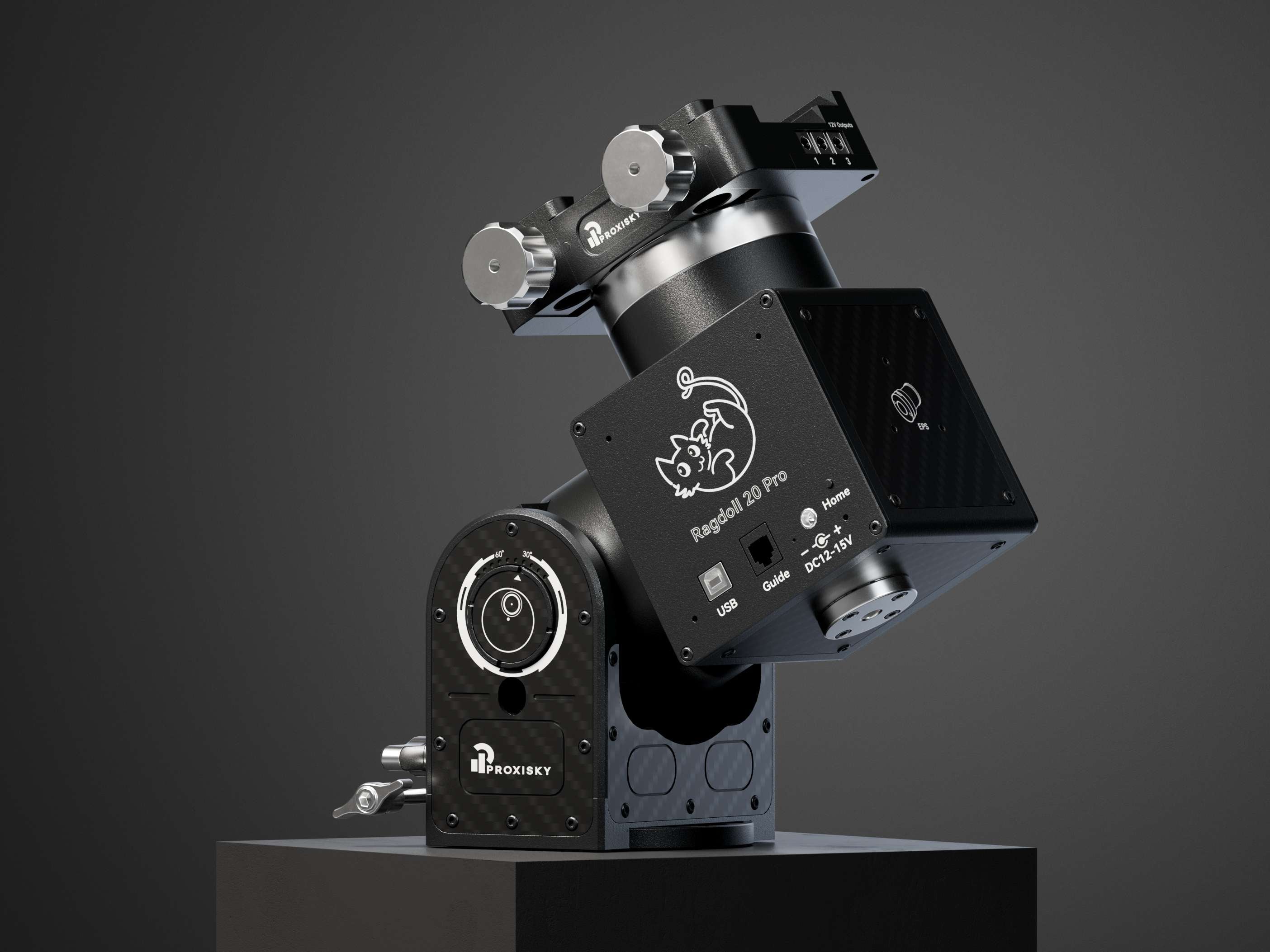 Ragdoll 20 Pro harmonic drive equatorial mount with integrated hub box
