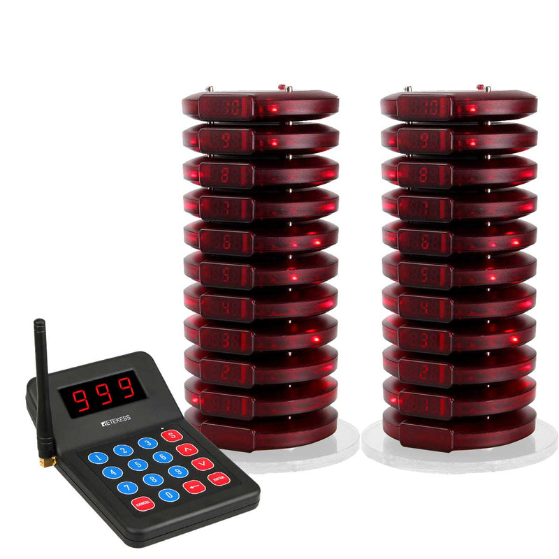 Retekess T119 Restaurant Pager System (10–60 Pagers)