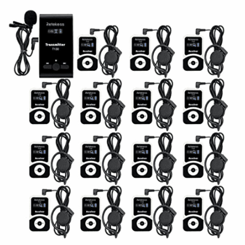 Retekess T130 Tour Guide System Equipment For Group Translation