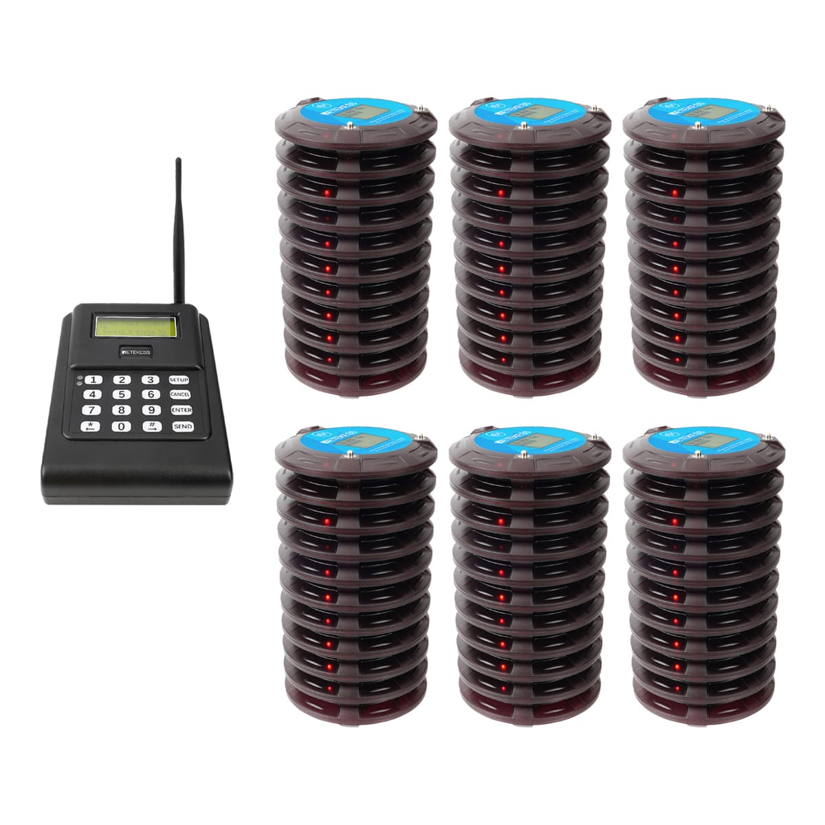 TD166 Alphanumeric Pager Long Range Paging System for Manufacturing & Warehouses.