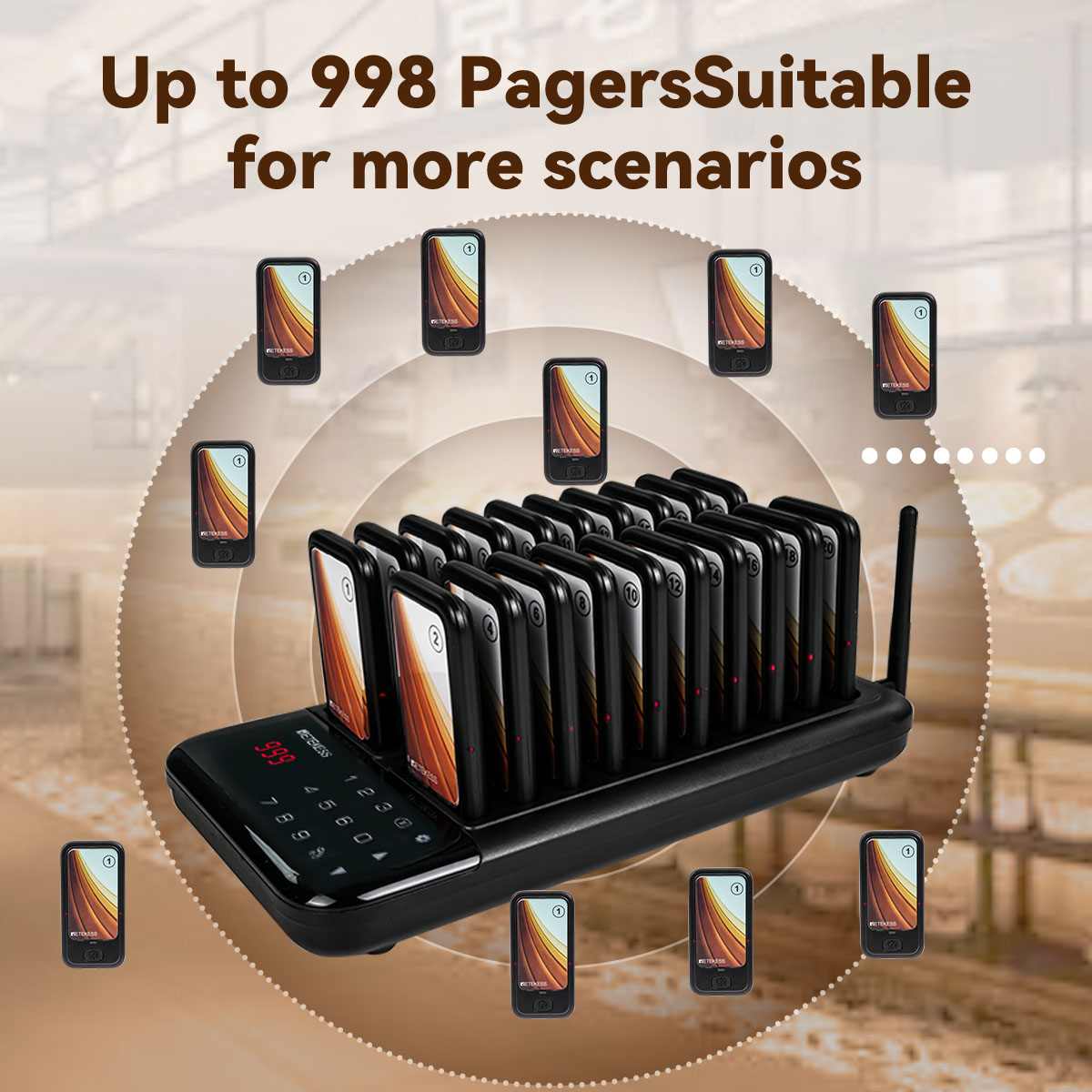 Retekess TD173 Pager System – Dark Clear Skies UK