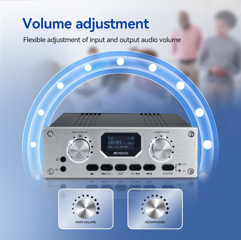 TT118 TT119  FM Simultaneous Interpretation System with Interpreter Monitor