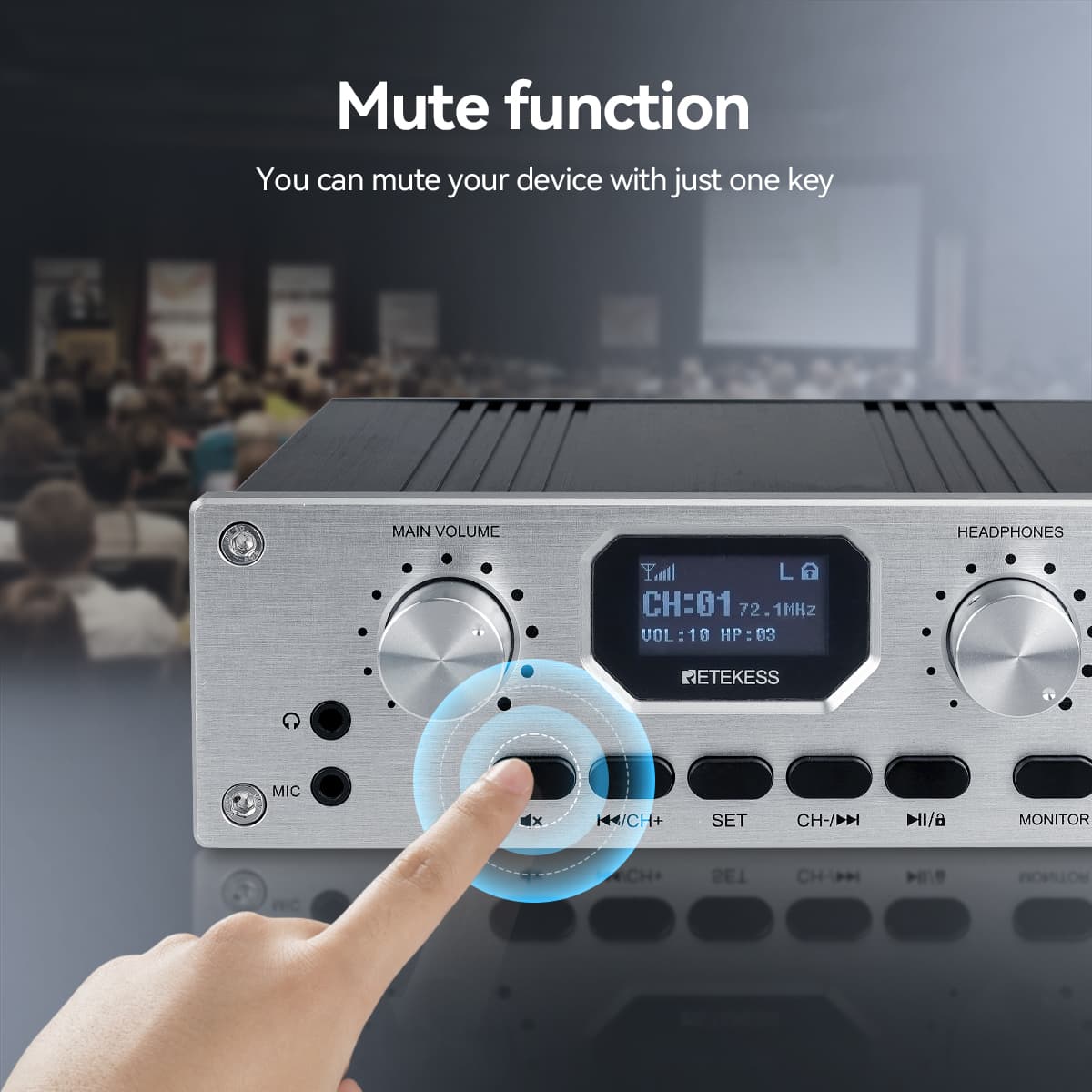 TT118 TT119  FM Simultaneous Interpretation System with Interpreter Monitor