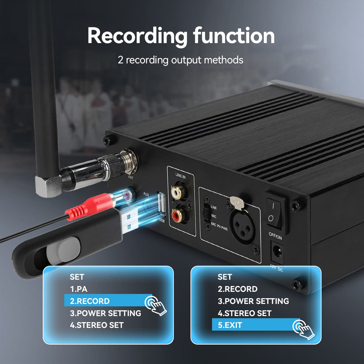 TT118 TT119  FM Simultaneous Interpretation System with Interpreter Monitor