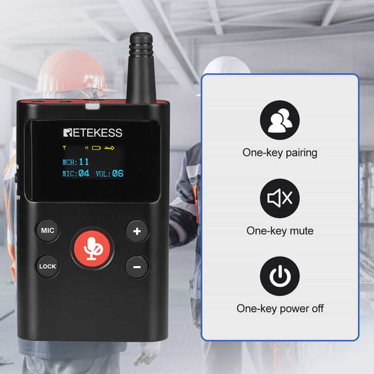 Retekess TT126 TT126R Tour Guide System – Dark Clear Skies UK