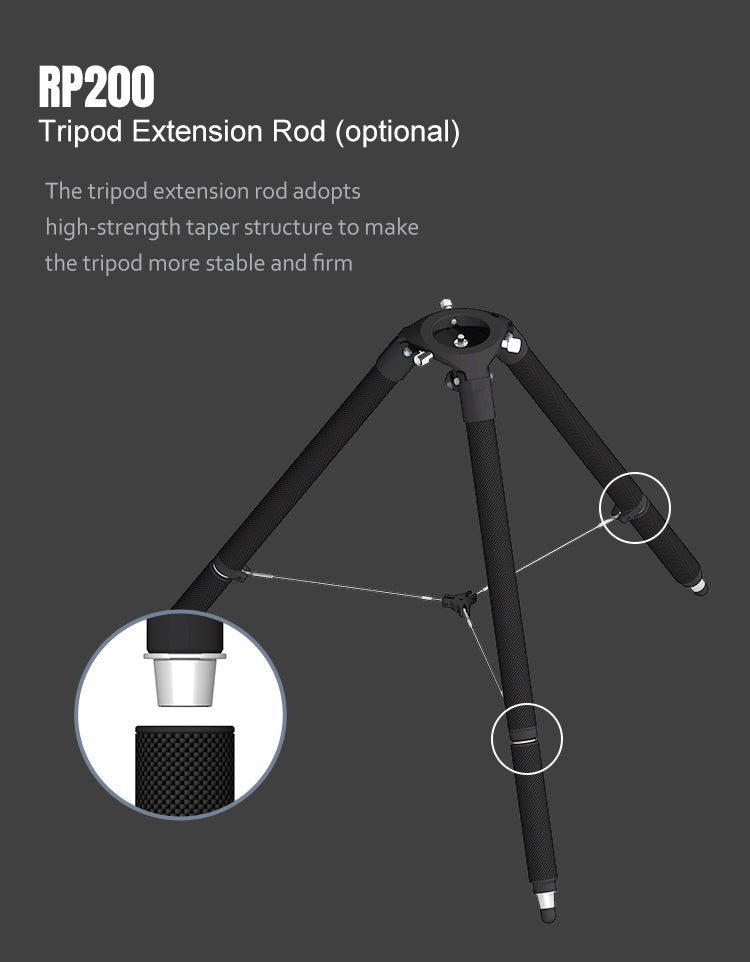 Ease Astro EM31 Pro RP200 Carbon Fiber Tripod Extension