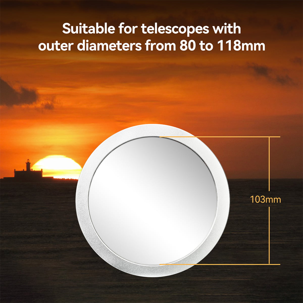 SV229 Solar Eclipse Filter Telescope