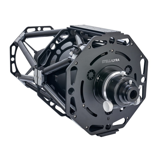 Rear assembly and dual-speed focuser of StellaLyra 10-inch carbon-truss RC