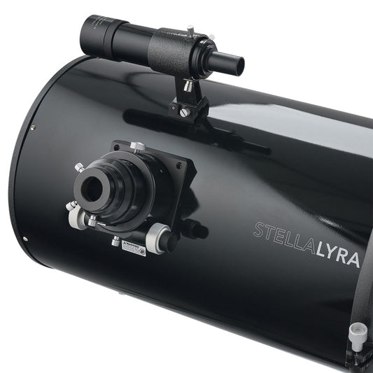 3-inch dual-speed focuser and 8x50 finder on StellaLyra 12-inch f/4 Newtonian