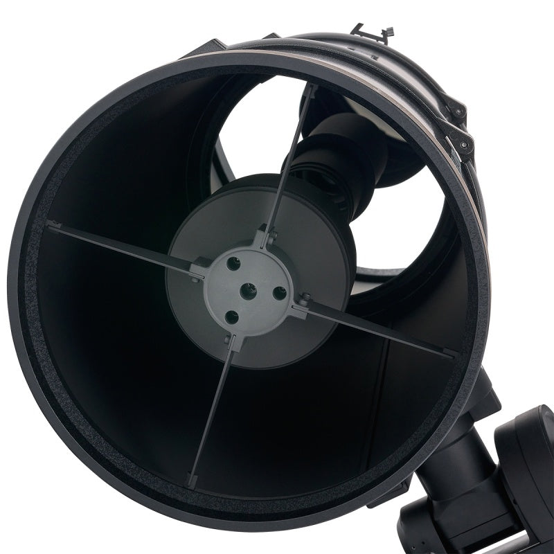 Front of StellaLyra 12-inch Ritchey-Chretien showing secondary support and internal baffles