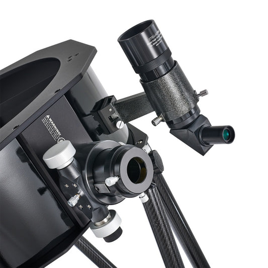 StellaLyra 16-inch upper cage with right-angle finder and dual-speed focuser