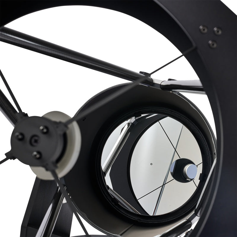 View through the StellaLyra 16-inch truss structure towards the primary mirror