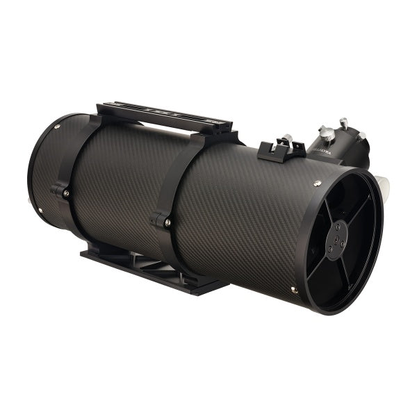 Front view of the StellaLyra 6-inch carbon-fibre imaging Newtonian