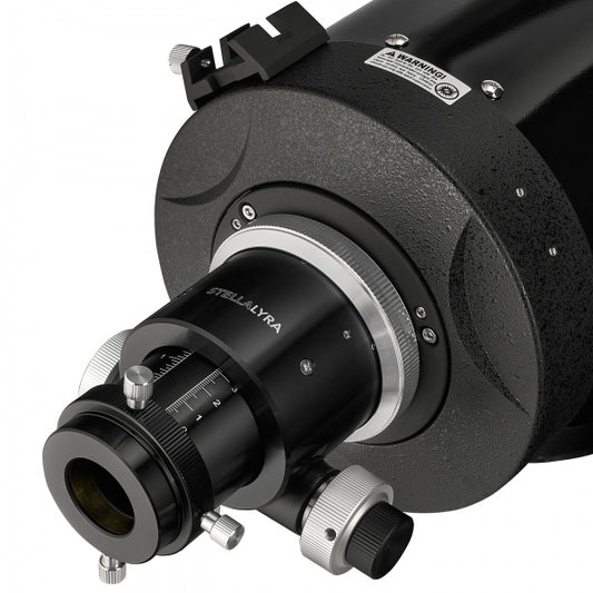 Dual-speed Crayford focuser and finder base on StellaLyra 6-inch Classical Cassegrain
