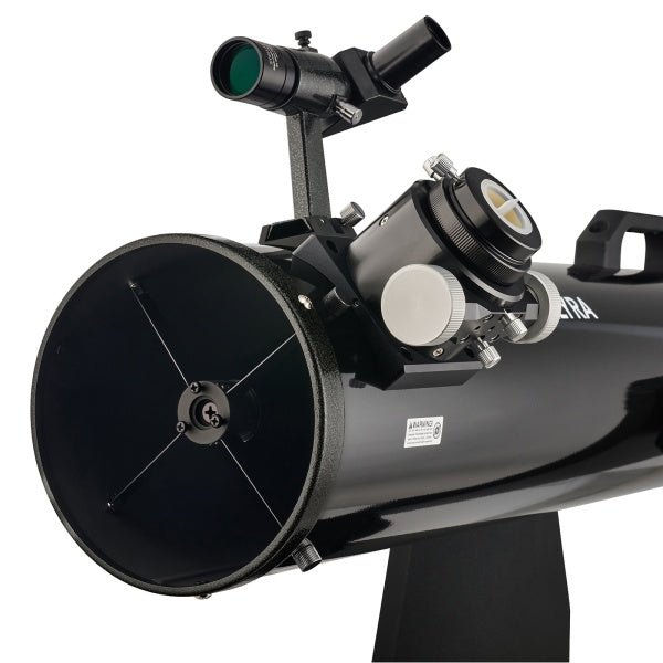 Right-angle finder and focuser on the StellaLyra 6-inch Dobsonian