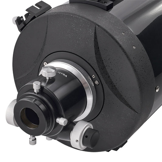 Dual-speed Crayford focuser and finder base on StellaLyra 8-inch Classical Cassegrain