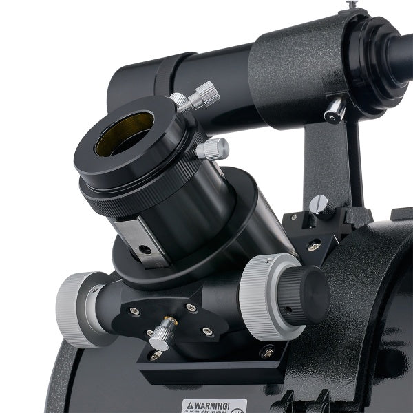 Dual-speed Crayford focuser and optical finder on StellaLyra 8-inch Newtonian