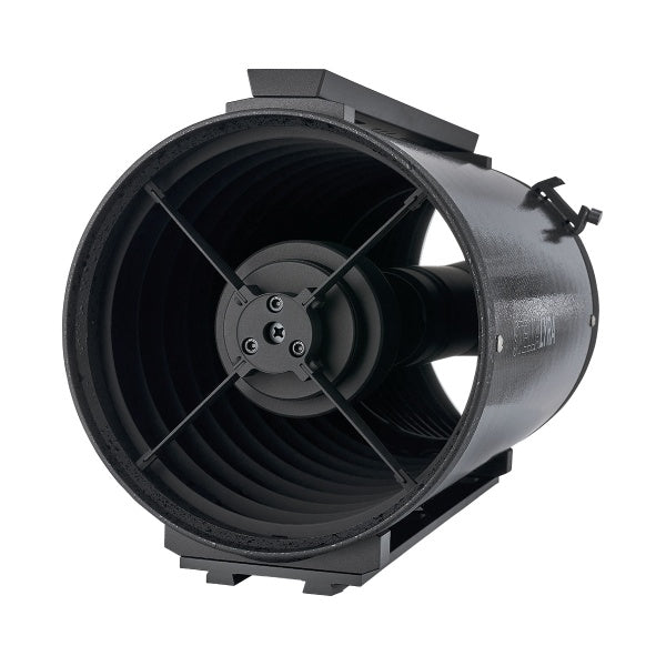 Front aperture, secondary mirror and baffles of StellaLyra 8-inch carbon RC