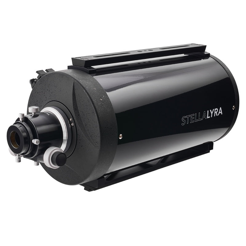 StellaLyra 8-inch f/8 metal RC showing upper and lower rails