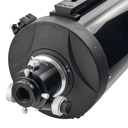 Rear dual-speed focuser on StellaLyra 8-inch metal RC
