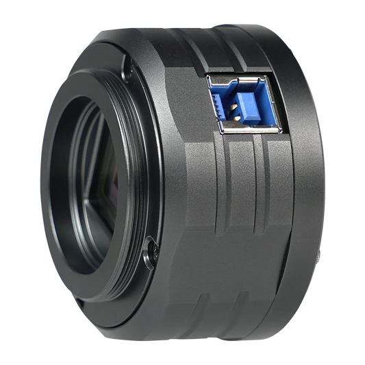 Svbony sv705c camera with USB connector on a white background